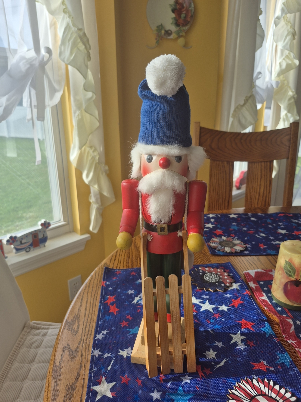 Santa Nutcracker With Sled
